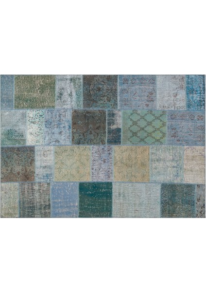 Patchwork Mavi PA_03 160X230CM 3.68 M2 El Dokuma Halı