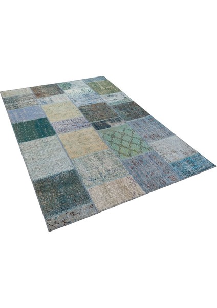 Patchwork Mavi PA_03 160X230CM 3.68 M2 El Dokuma Halı fırsatları