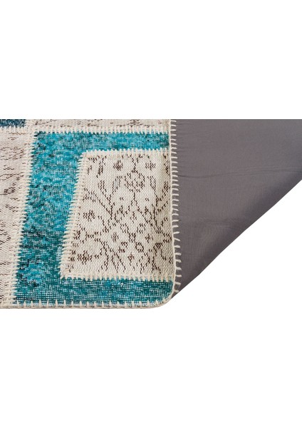 Patchwork Mavi PA_04 140X193CM 2.7 M2 El Dokuma Halı fiyatları