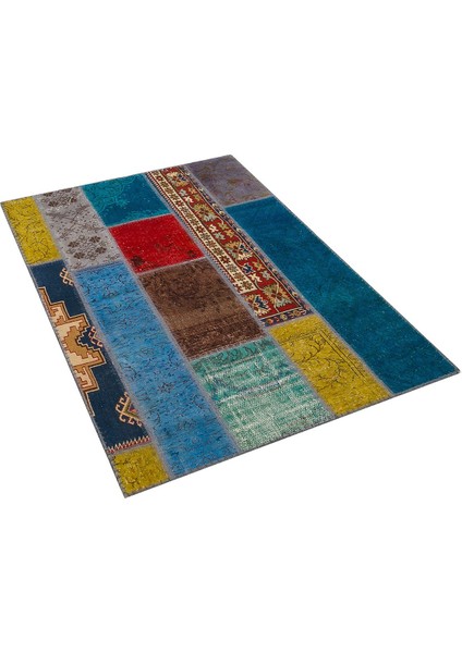 Patchwork Renkli P_59 110X170CM 1.87 M2 El Dokuma Halı modelleri