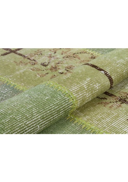 Patchwork Yeşil P_150 197X300CM 5.91 M2 El Dokuma Halı modelleri