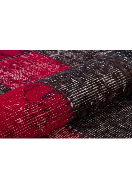 Patchwork Kırmızı P_72 150X236CM 3.54 M2 El Dokuma Halı fiyatları