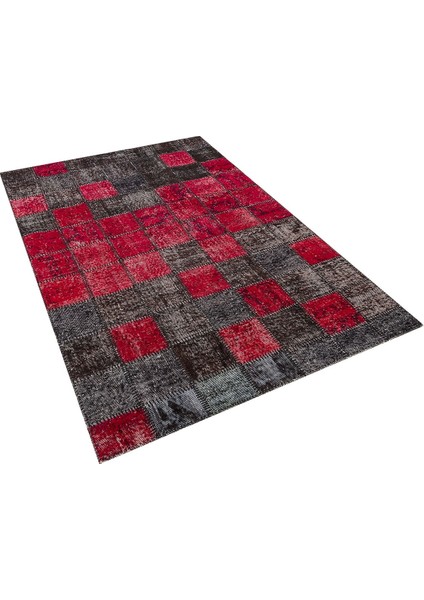 Patchwork Kırmızı P_72 150X236CM 3.54 M2 El Dokuma Halı modelleri
