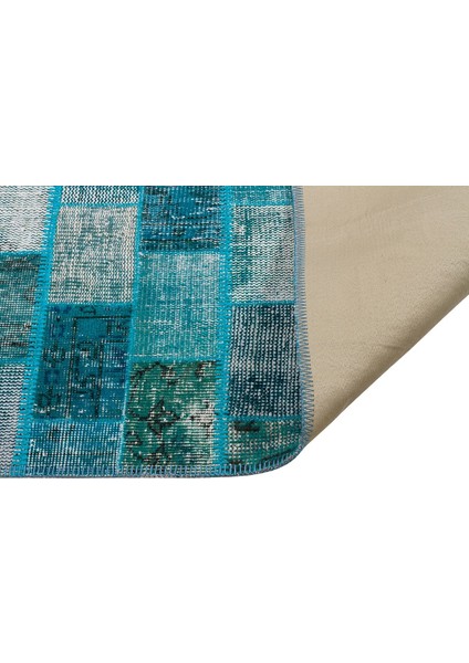 Patchwork Mavi P_86 166X240CM 3.98 M2 El Dokuma Halı fiyatları
