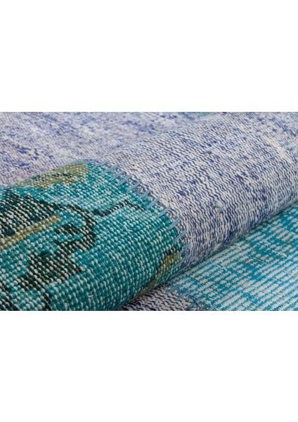 Patchwork Mavi PA_02 120X180CM 2.16 M2 El Dokuma Halı fırsatları