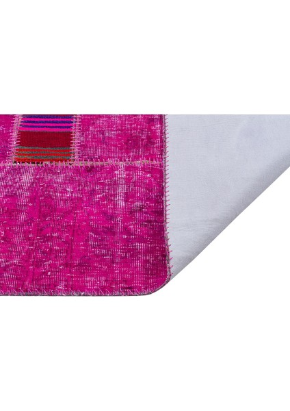 Patchwork Pembe P_109 159X230CM 3.66 M2 El Dokuma Halı fiyatları