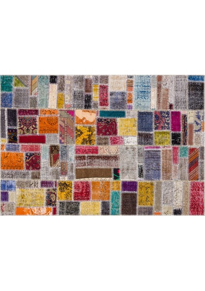 Patchwork Renkli P_115 160X230CM 3.68 M2 El Dokuma Halı
