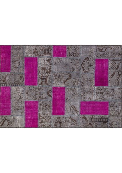 Patchwork Renkli P_121 170X240CM 4.08 M2 El Dokuma Halı