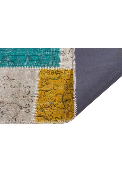 Patchwork Pembe P_151 200X230CM 4.6 M2 El Dokuma Halı fiyatları