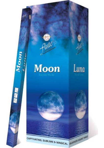 Flute Incense Sticks Moon Ay 20 Adet Çubuk Tütsü