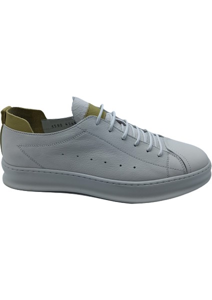 Beyaz Deri Erkek Sneaker Ayakkabı fiyatları