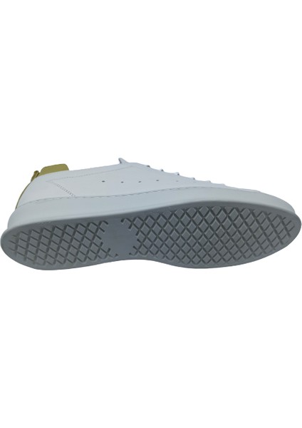 Beyaz Deri Erkek Sneaker Ayakkabı indirimleri