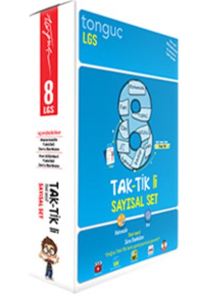 Tonguç 8. Sınıf Sayısal Sözel Taktikli Soru Setleri