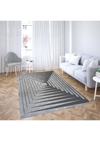 Geometrik Üçgen Desenli Dijital Baskı Yıkanabilir Kaymaz Taban Modern Salon Halısı ve Yolluk fiyatları