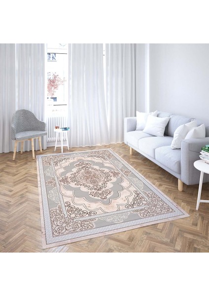 Osmanlı Motifler Desenli Etnik Dijital Baskı Yıkanabilir Kaymaz Taban Eskitme Salon Halısı fiyatları