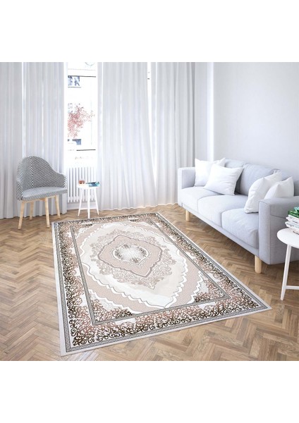 Osmanlı Motifler Şal Desenli Etnik Dijital Baskı Yıkanabilir Kaymaz Taban Eskitme Salon Halısı fiyatları