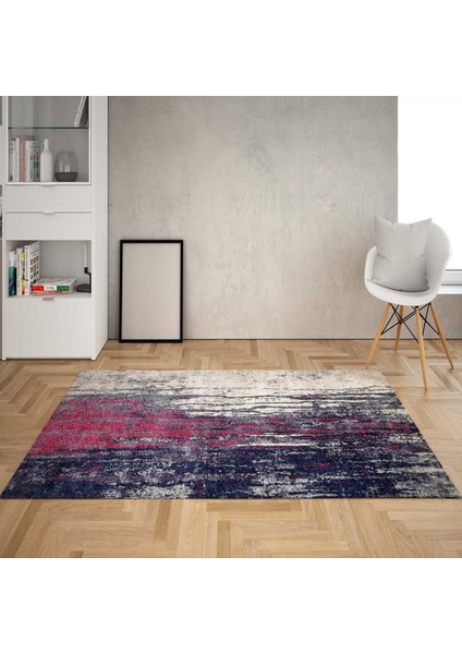 Batik Desenli Renk Geçişli Dijital Baskı Yıkanabilir Kaymaz Taban Salon Halısı ve Yolluk (Pembe) fiyatları