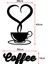 - Fincan ve Coffee Kahve Lazer Kesim Duvar Oda Ev Aksesuarı Ahşap Tablo 5