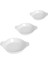 Porselen Beyaz Sahan Set 21CM - 17CM - 14CM 1