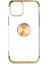 Apple iPhone 12 Pro Max Kılıf Gess Kenarları Renkli Yüzük Aparatlı Gold 1