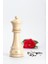 Chess White Lacquered Queen Baharat Değirmeni - 230MM 1
