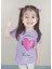 Kız Çocuk Pamuklu Lila T-Shirt 1