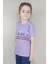 Kız Garson Pamuklu Lila T-Shirt 1