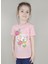 Kız Garson Pamuklu Pembe T-Shirt 1