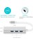 FC05-G Macbook Uyumlu Type-C™ USB3.1 to 3* USB 3.0 1000 Mbps Gigabit Ethernet RJ45 Çevirici Hub Adaptör 3