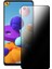 Samsung Galaxy A21S Hayalet Privacy Gizli Cam Ekran Koruyucu Siyah 1