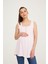 VAV1075-0001 Cepsiz Bol Kesim Pembe Hamile Tunik 4