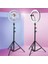 Ring Light LED Sürekli Işık Youtube Tiktok Canlı Yayın Light Kuaför Işığı 210cm Ayaklı Tripod- 10" 2