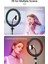 Ring Light LED Sürekli Işık Youtube Tiktok Canlı Yayın Light Kuaför Işığı 210cm Ayaklı Tripod- 10" 3