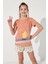 Çok Renkli Kız Çocuk Ficus Vitamin 2li Pijama Takımı 1