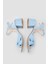 Limoya Darcy Mavi Bilekten Baretli Parmak Arası Detaylı Topuklu Sandalet