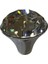 Glame Jr Düğme Kulp Parlak Krom Kristal 33 Mm. 1