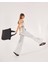 Kadın Kabartmalı Puf Kumaş Shopper Çanta 4