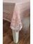 Osmanlı Desen Masa Örtüsü Pembe 1