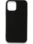iPhone 12 Pro Kılıf Yumuşak Dokulu Silikon + Ekran Koruyucu Cam Siyah 1
