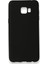 Samsung Galaxy C5 Pro Kılıf Yumuşak Dokulu Silikon + Ekran Koruyucu Cam Siyah 1