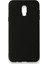 Samsung Galaxy C8 Kılıf Yumuşak Dokulu Silikon + Ekran Koruyucu Cam Siyah 1