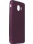 Samsung Galaxy J4 Kılıf Yumuşak Dokulu Silikon + Ekran Koruyucu Cam Mürdüm 1