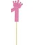Eva Simli Rakam Pasta Süsü, 19cm x 7,5cm - 1 Adet Pembe 1