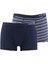Black Spade 9551 Modal Kumaş 2'li Paket Erkek Boxer Lacivert 1