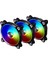 Bora Digital Black 3 x 120 mm RGB Kasa Fanı 1