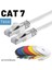 CAT7 Yassı FTP Ethernet (Network, LAN) Kablosu, Beyaz, 50 cm 2