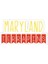 Maryland Terps Sticker Araba Oto Arma Duvar Sticker Ev Dekoratif Çıkartma 15 cm 1
