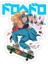 Dorohedoro Nikaido Sticker Araba Oto Arma Duvar Sticker Ev Dekoratif Çıkartma 15 cm 1
