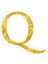 Q Harfi Sticker Araba Oto Arma Duvar Sticker Ev Dekoratif Çıkartma 15 cm 1