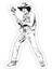 Phil Lynott Sticker Araba Oto Arma Duvar Sticker Ev Dekoratif Çıkartma 15 cm 1